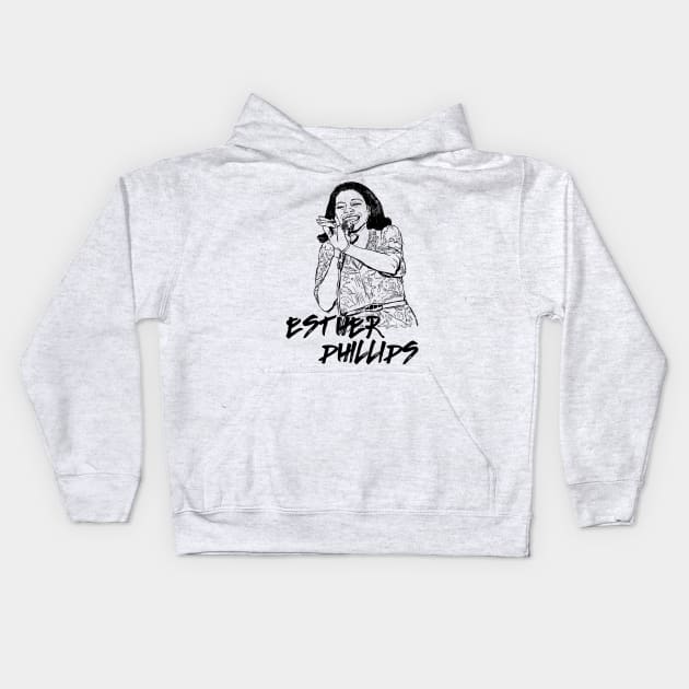 Esther Phillips Kids Hoodie by ThunderEarring